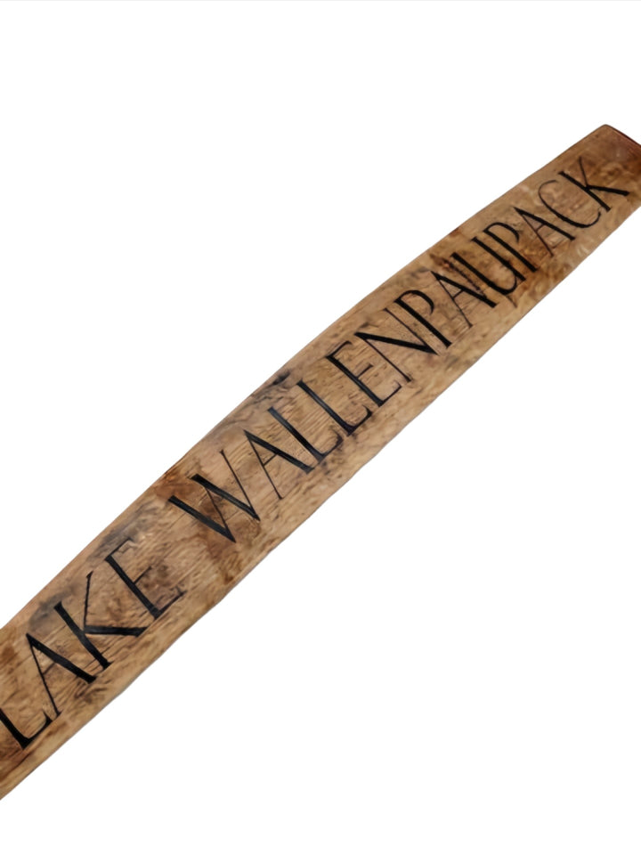 Lake Wallenpaupack Wine Stave Sign