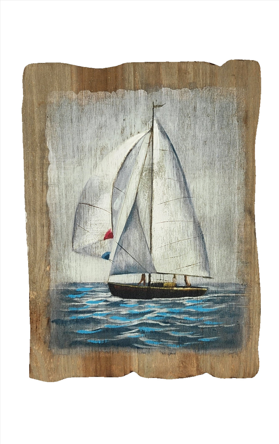 Wooden Sailboat Wall Art