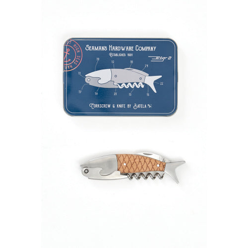 Fish Shaped with Scale Detail Wine Bottle Opener