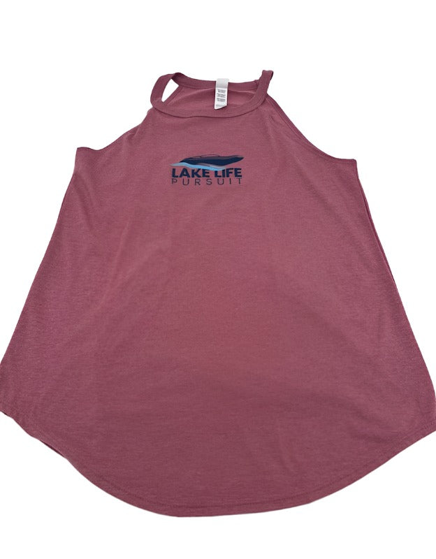 Women's Rocker Tank Boat Logo