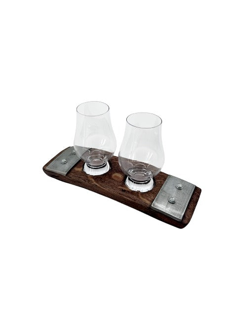 2 Glass Whiskey Coaster