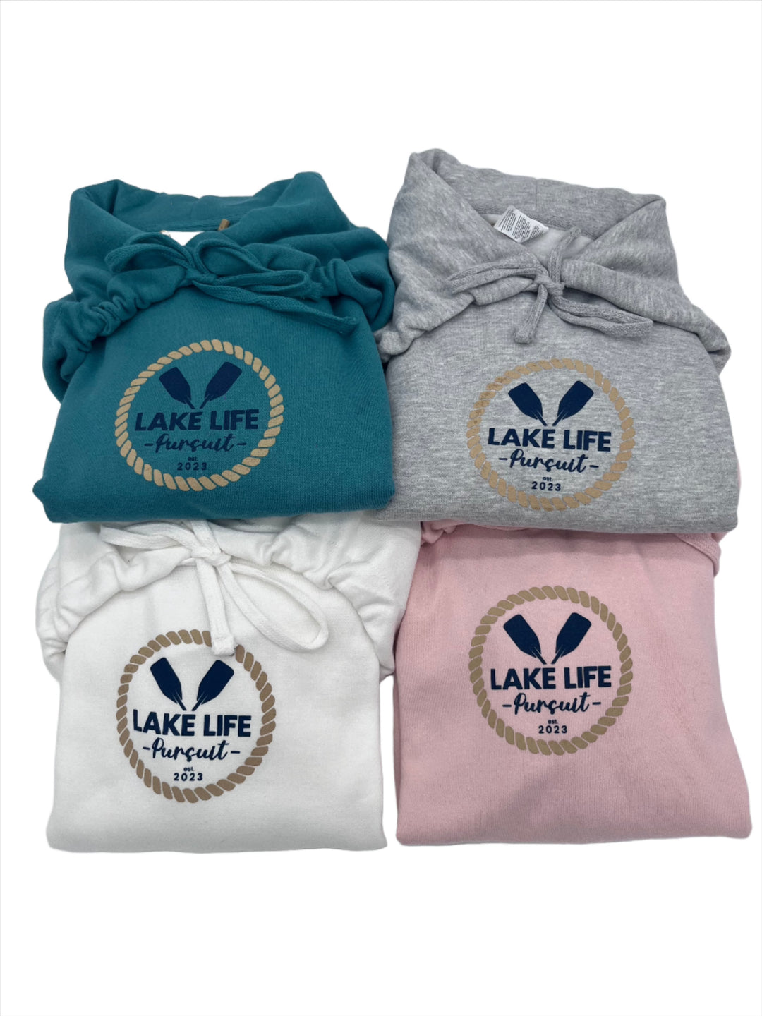 Cropped Hoodie with Lake Life Pursuit Signature Logo