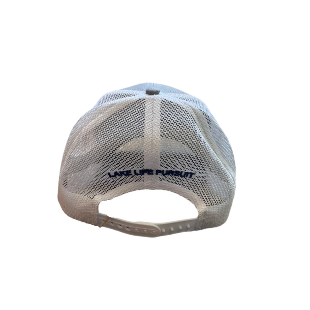 Lake Wallenpaupack Grey Trucker Hat