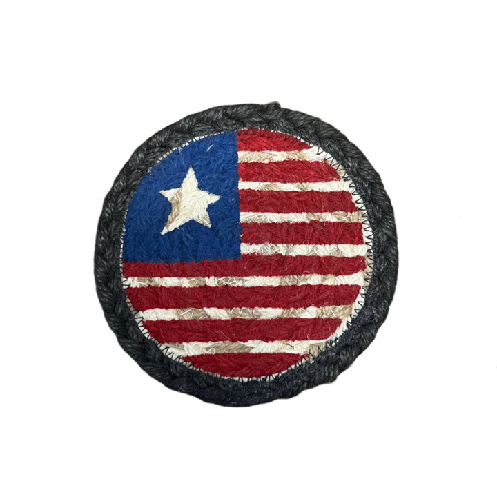 5" Round Braided Coaster
