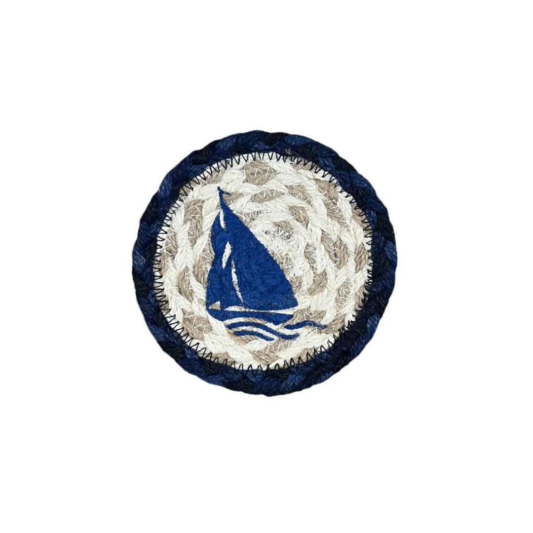 5" Round Braided Coaster