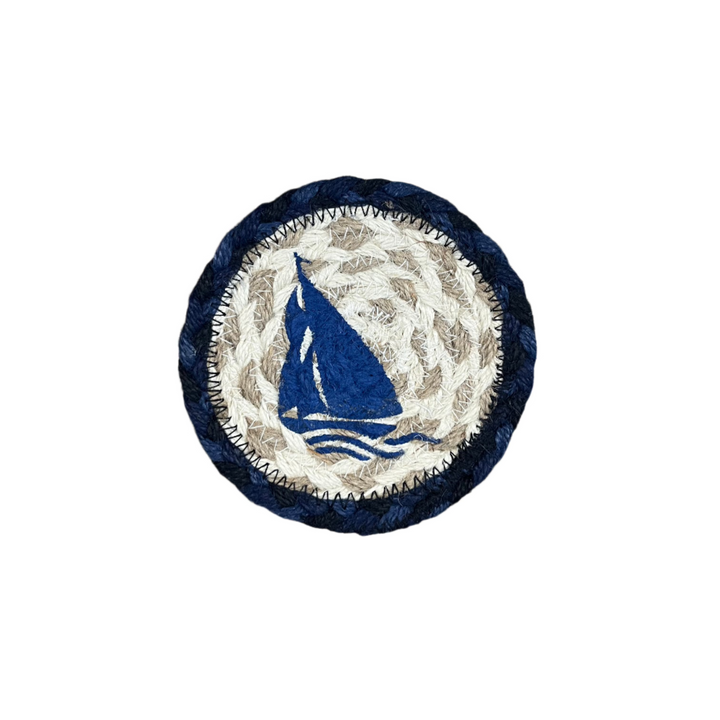 5" Round Braided Coaster