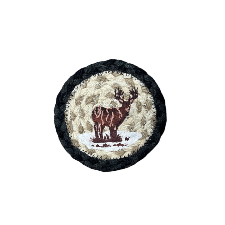 5" Round Braided Coaster