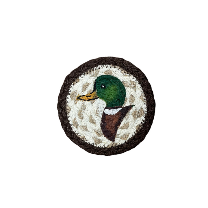 5" Round Braided Coaster