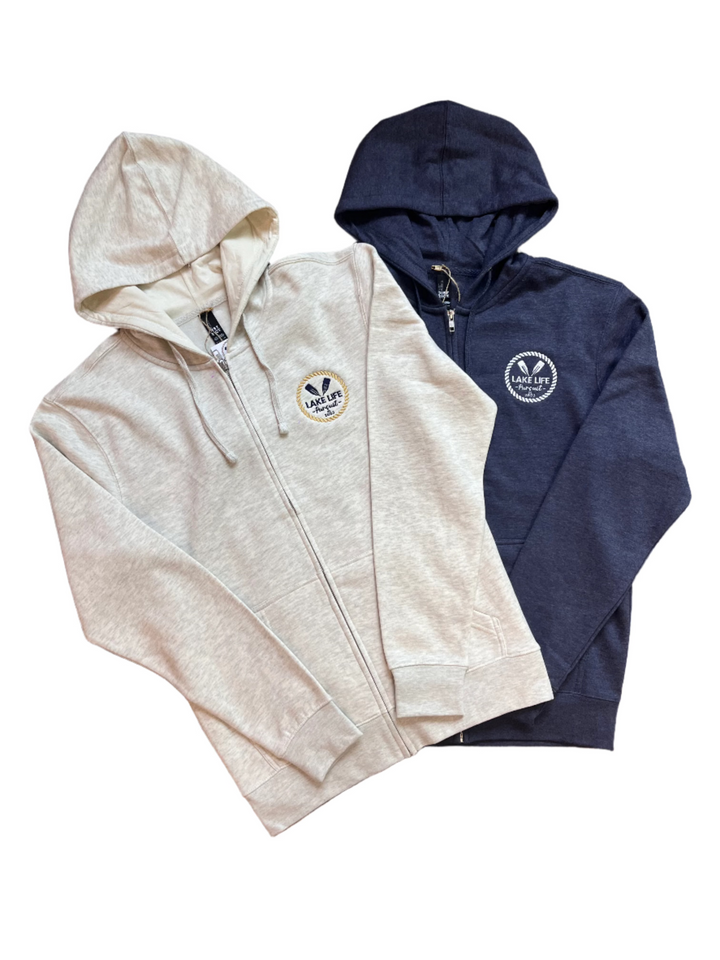 Lake Life Pursuit Signature Logo Full Zip Hoodie