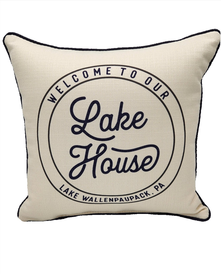 Lake Wallenpaupack Welcome to our Lake House Pillow