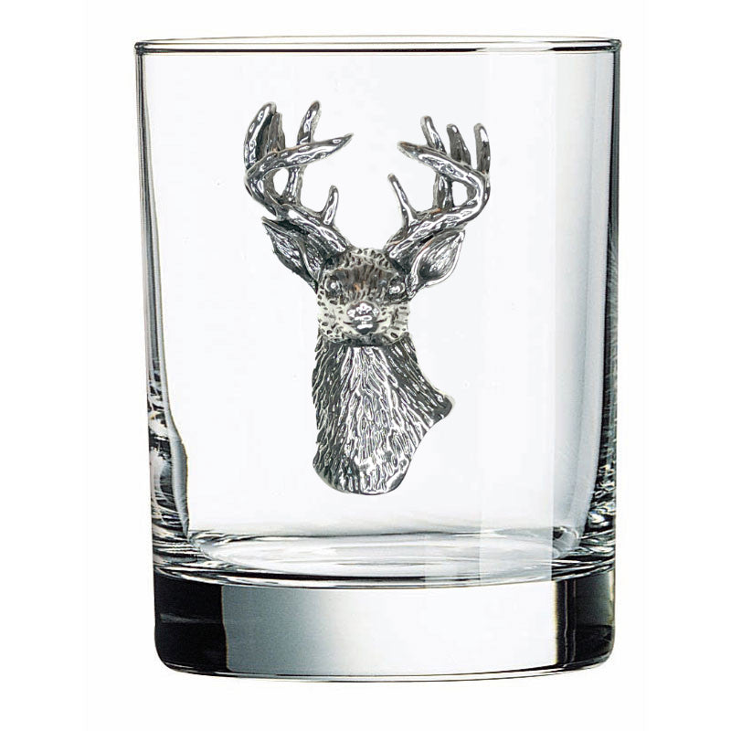 Silver Deer Double Old Fashioned Glass