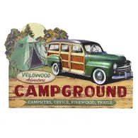 Vintage Campground Sign