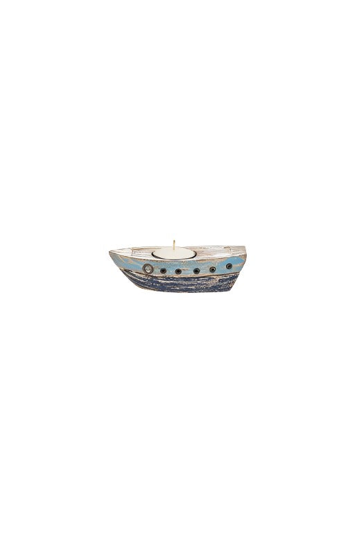 Small Boat Votive Holder