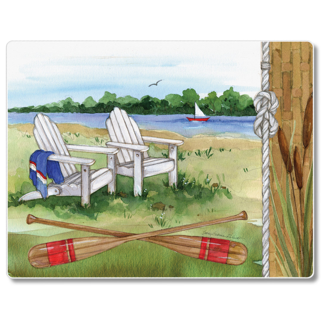 Lakeside Glass Cutting Board