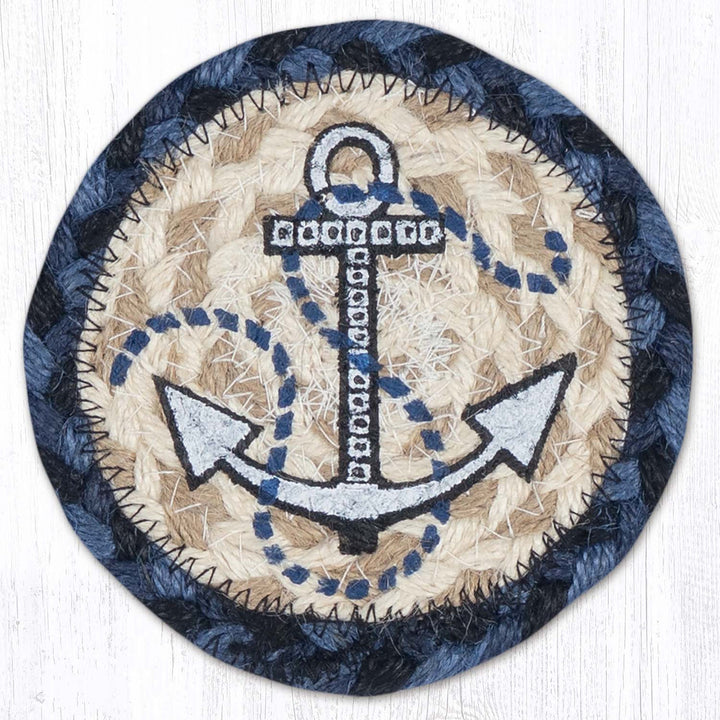 5" Round Braided Coaster