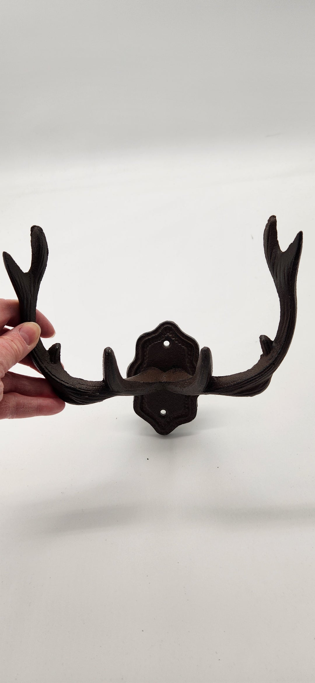 Cast Iron Antler Mount Hook