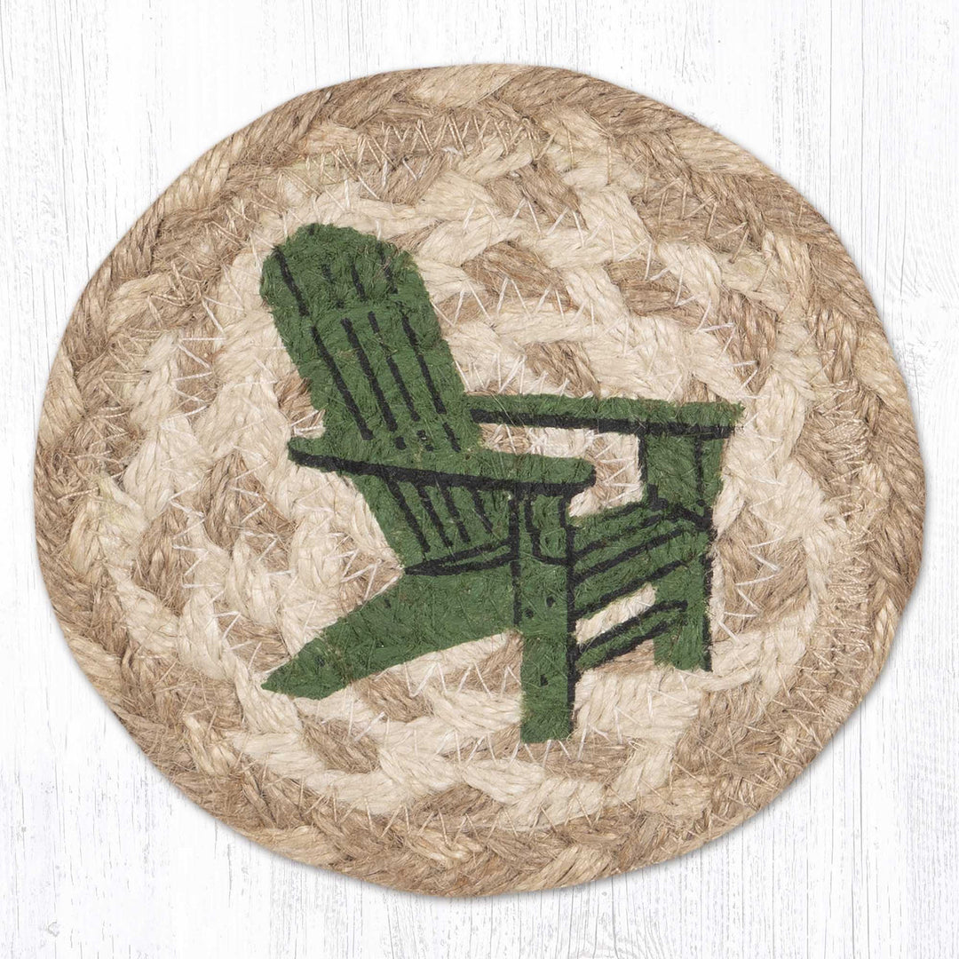 5" Round Braided Coaster