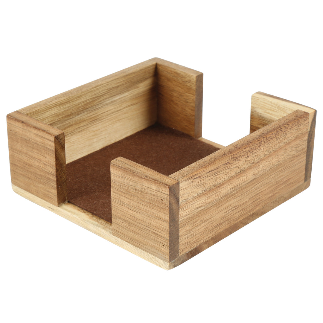 Square Wooden Coaster Holder