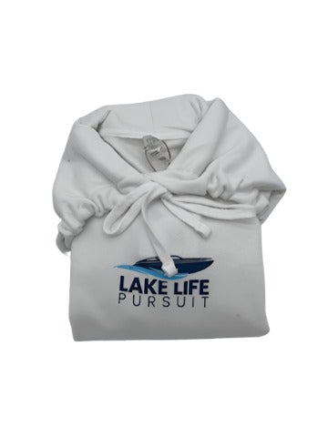 Cropped Hoodie with Boat Logo