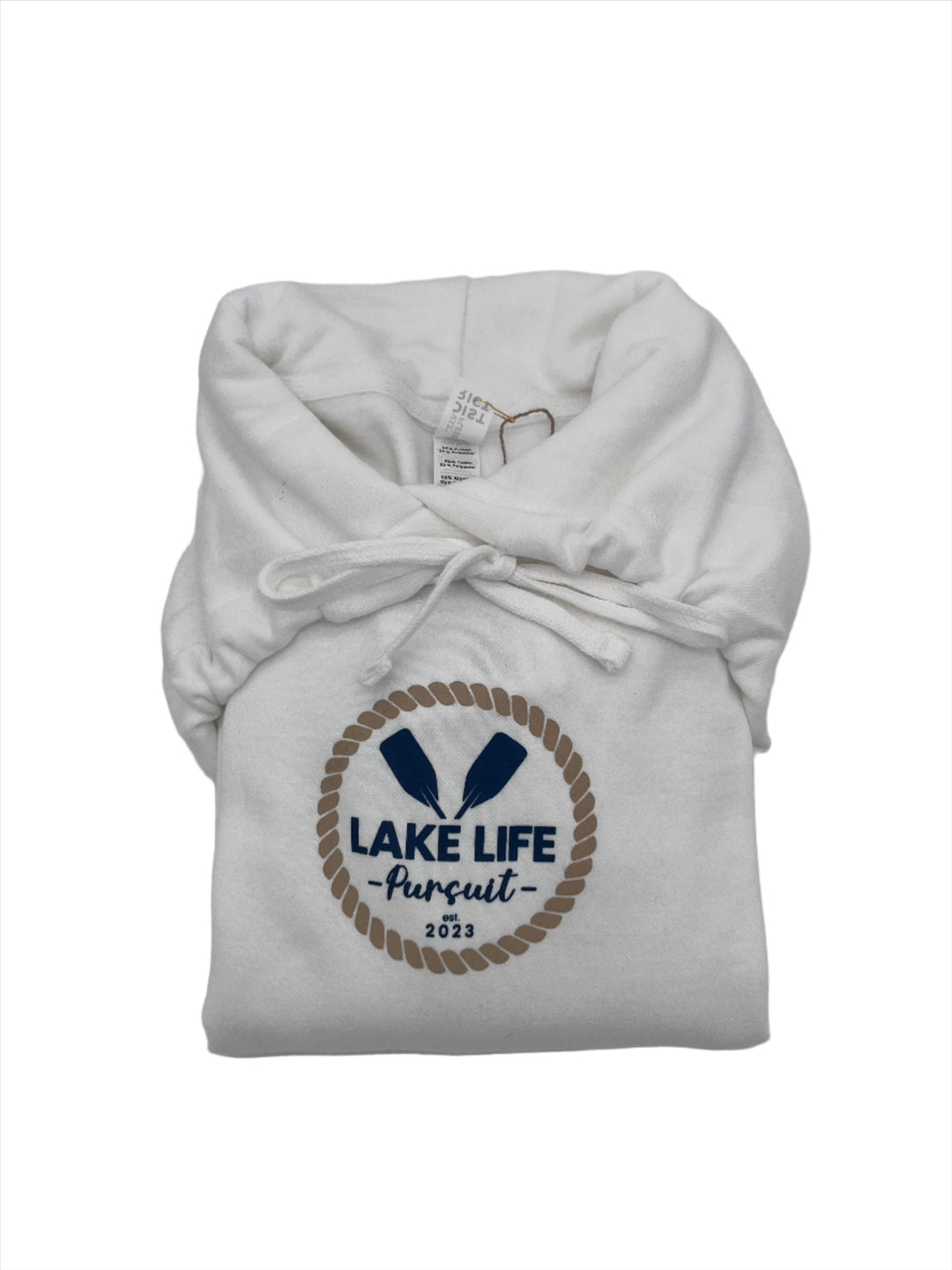 Cropped Hoodie with Lake Life Pursuit Signature Logo