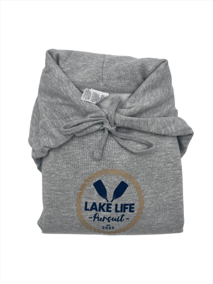 Cropped Hoodie with Lake Life Pursuit Signature Logo